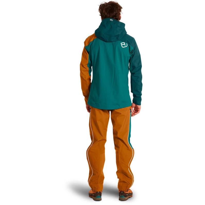 Ortovox Heren Westalpen 3L Light Jas 4 Ortovox Heren Westalpen 3L Light Jas - Afbeelding 4