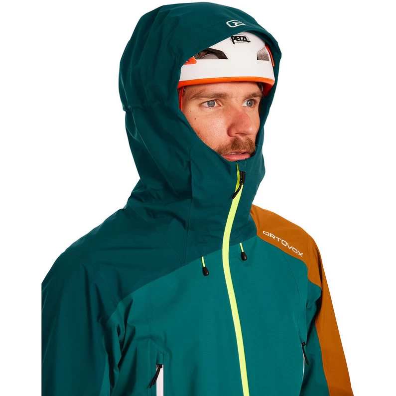 Ortovox Heren Westalpen 3L Light Jas 6 Ortovox Heren Westalpen 3L Light Jas - Afbeelding 6