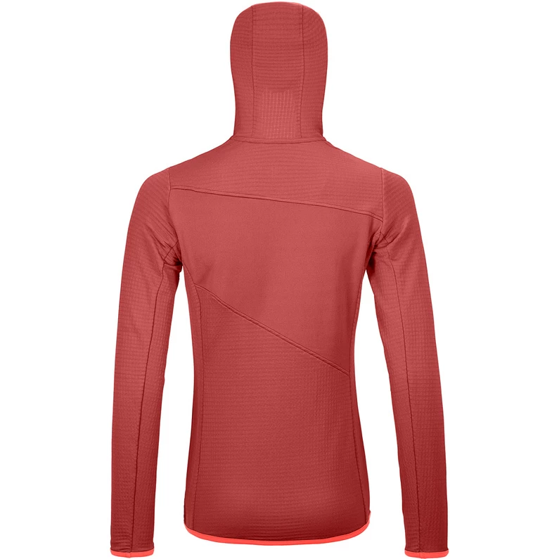 Ortovox Dames Fleece Grid Hoodie 2 Ortovox Dames Fleece Grid Hoodie - Afbeelding 2