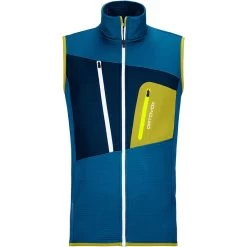 Ortovox Heren Fleece Grid Bodywarmer