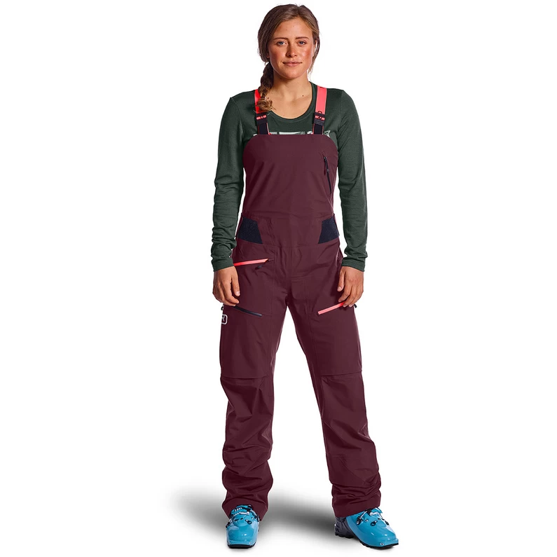 Ortovox Dames Deep Shell Bib Broek 3 Ortovox Dames Deep Shell Bib Broek - Afbeelding 3