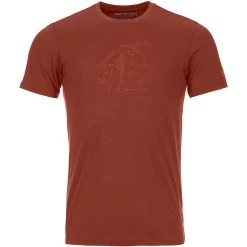 Ortovox Heren 120 Tec Lafatscher Topo T-Shirt