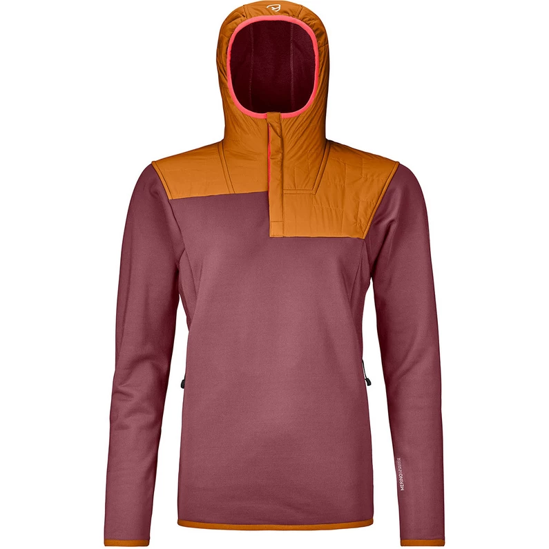 Ortovox Dames Fleece Plus Anorak 1 Ortovox Dames Fleece Plus Anorak