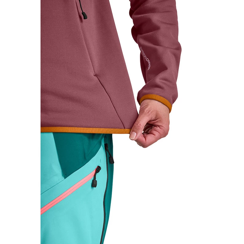 Ortovox Dames Fleece Plus Anorak 4 Ortovox Dames Fleece Plus Anorak - Afbeelding 4