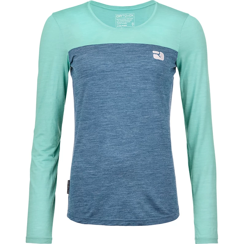 Ortovox Dames 150 Cool Logo Longsleeve 1 Ortovox Dames 150 Cool Logo Longsleeve