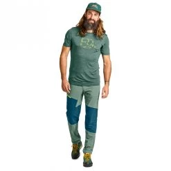 Ortovox 120 Cool Tec Mountain Logo T-Shirt - Merinoshirt -Ortovox Avontuur Verkoopwinkel ortovox 120 cool tec mountain logo t shirt merinoshirt detail 2