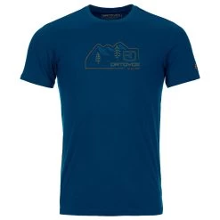 Ortovox 140 Cool Vintage Badge TS - Merinoshirt -Ortovox Avontuur Verkoopwinkel ortovox 140 cool vintage badge ts merinoshirt 2