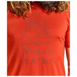 Ortovox 150 Cool Mountain Protector T-Shirt - Merinoshirt -Ortovox Avontuur Verkoopwinkel ortovox 150 cool mountain protector t shirt merinoshirt detail 5