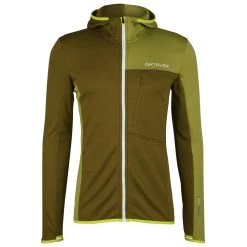 Ortovox Fleece Light Grid Hooded Jacket - Fleecevest -Ortovox Avontuur Verkoopwinkel ortovox fleece light grid hooded jacket fleecevest 2