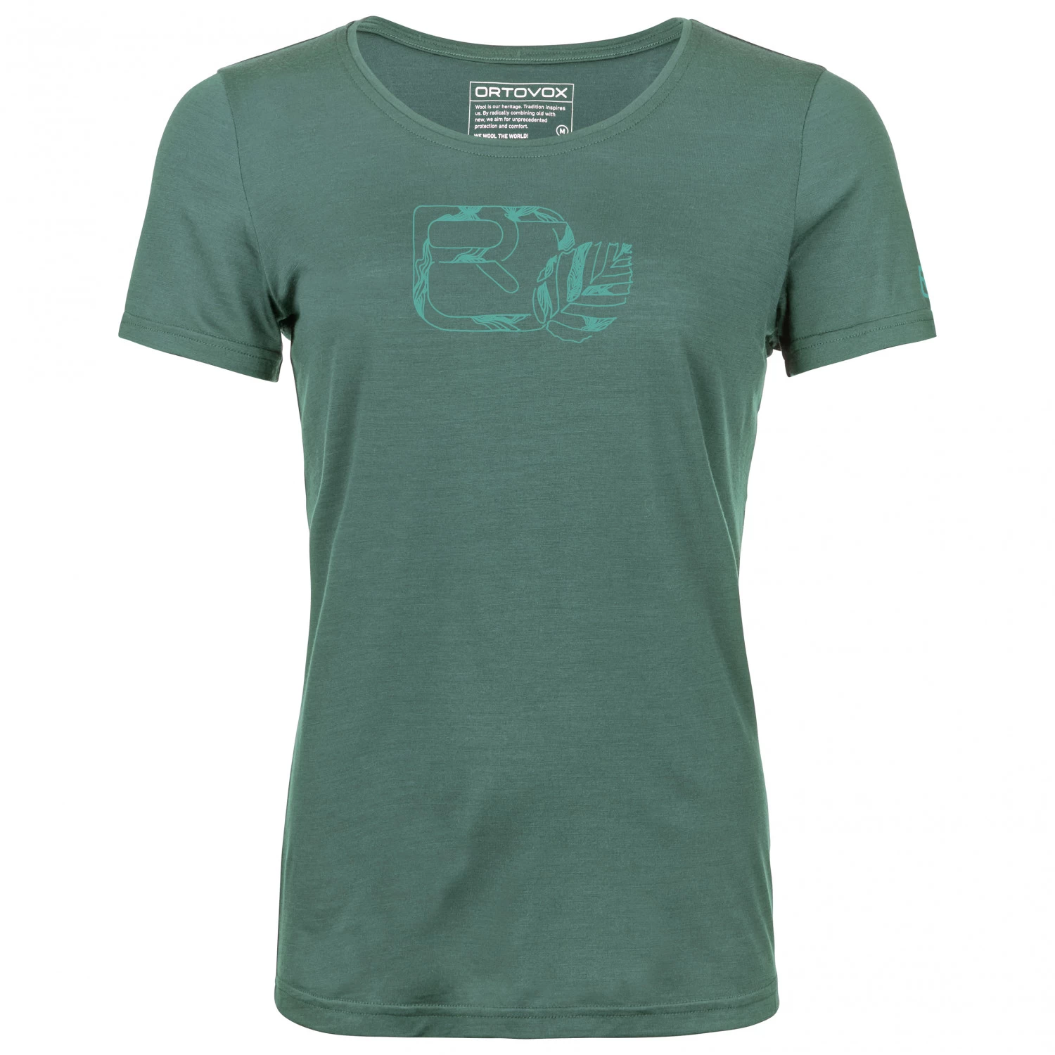 Ortovox Women's 120 Cool Tec Leaf Logo T-Shirt - Merinoshirt 2 Ortovox Women's 120 Cool Tec Leaf Logo T-Shirt - Merinoshirt - Afbeelding 2