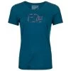 Ortovox Women's 120 Cool Tec Leaf Logo T-Shirt - Merinoshirt