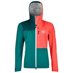 Ortovox Women's 3L Ortler Jacket - Regenjas -Ortovox Avontuur Verkoopwinkel ortovox womens 3l ortler jacket regenjas 1