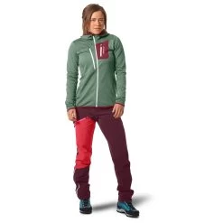 Ortovox Women's Fleece Grid Hoody - Fleecevest -Ortovox Avontuur Verkoopwinkel ortovox womens fleece grid hoody fleecevest detail 2