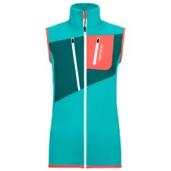 Ortovox Women's Fleece Grid Vest - Merinobodywarmer -Ortovox Avontuur Verkoopwinkel ortovox womens fleece grid vest merinobodywarmer 2
