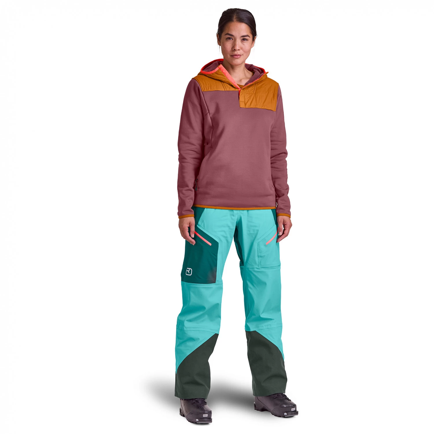 Ortovox Women's Fleece Plus Anorak - Fleecetrui 1 Ortovox Women's Fleece Plus Anorak - Fleecetrui