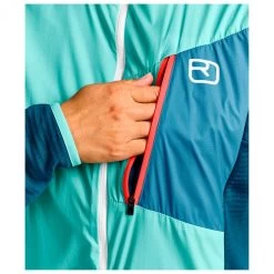 Ortovox Women's Ladiz Hybrid Jacket - Windjack -Ortovox Avontuur Verkoopwinkel ortovox womens ladiz hybrid jacket windjack detail 4