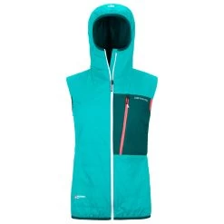 Ortovox Women's Swisswool Piz Duan Vest - Wollen Bodywarmer -Ortovox Avontuur Verkoopwinkel ortovox womens swisswool piz duan vest wollen bodywarmer
